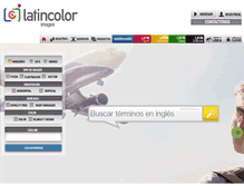 Tablet Screenshot of latincolorimages.com